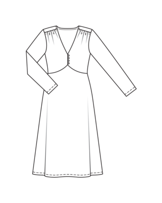Robe en jersey n°127 | Burda Style 01/25 best of Burda Style 01/19