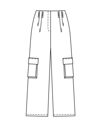 Pantalon en nylon n°115 | Burda Style 02/25
