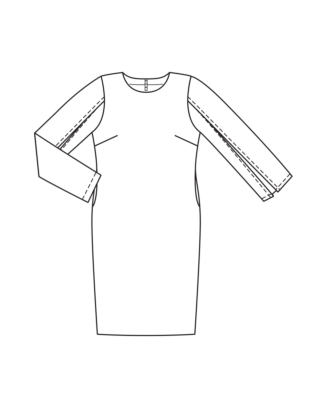 Robe en viscose n°121 | Burda Style 02/25