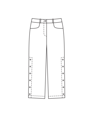 Pantalon en twill  n°122 | Burda Style 03/25