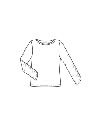 Top en jersey n°127 | Burda Style 03/25 best of Burda Style 08/19