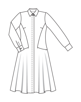 Robe en polyester n°105 | Burda Style 04/25