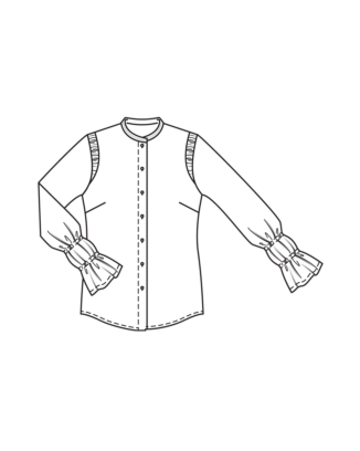Blouse en popeline n°111 | Burda Style 04/25