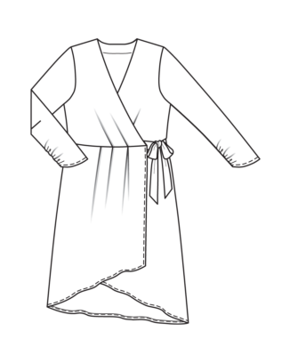 Robe en polyester n°123 | Burda Style 04/25