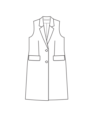 Gilet en tissu bouclette n°122 | Burda Style 05/25