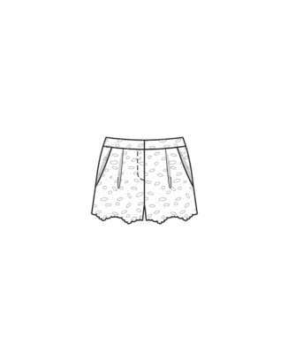 Short en dentelle n°126 | Burda Style 05/25 best of Burda Style 04/13
