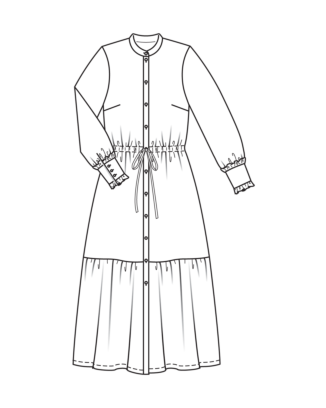 Robe en soie n°131 | Burda Style 05/25