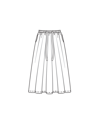 Jupe en twill  n°109 | Burda Style 06/25