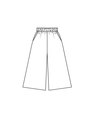 Jupe-culotte en viscose n°113 | Burda Style 06/25