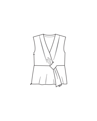 Blouse en polyester n°114 | Burda Style 06/25