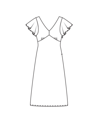 Robe en crêpe n°116 | Burda Style 06/25