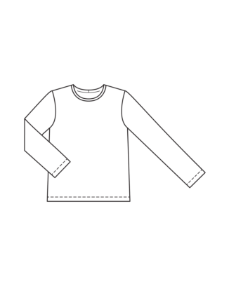 T-shirt en jersey n°120 | Burda Style 06/25