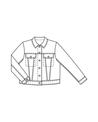 Veste en denim n°124 | Burda Style 06/25