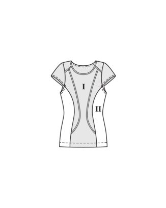 Top en jersey stretch n°129 | Burda Style 06/25 best of Burda Style 06/13