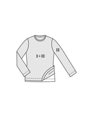 Top en jersey n°101 | Burda Style 07/25