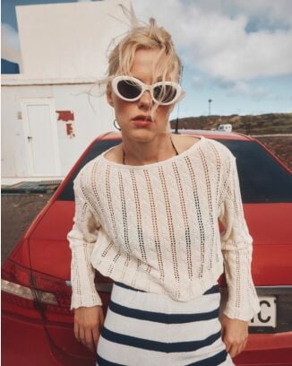 Pull en tricot n°104 | Burda Style 07/25