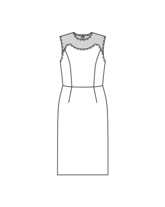 Robe en gabardine n°118 | Burda Style 07/25