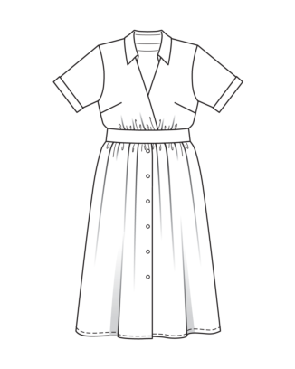 Robe en popeline n°123 | Burda Style 07/25