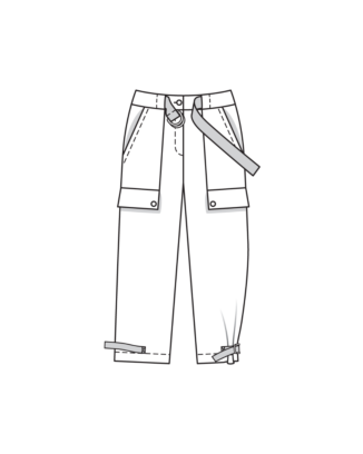 Pantalon en twill n°124 | Burda Style 07/25 best of Burda Style