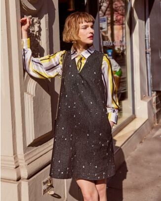 Robe en denim n°104 | Burda Style 08/25