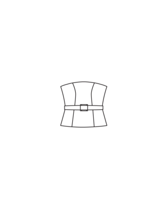 Bustier en viscose n°106 | Burda Style 08/25