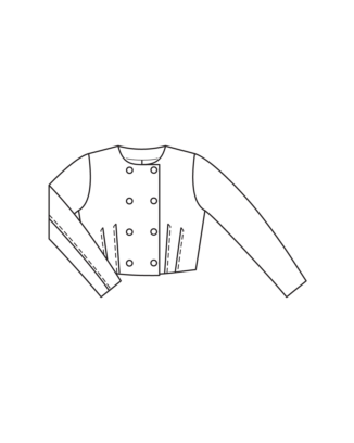 Veste en cuir synthétique n°111 | Burda Style 08/25