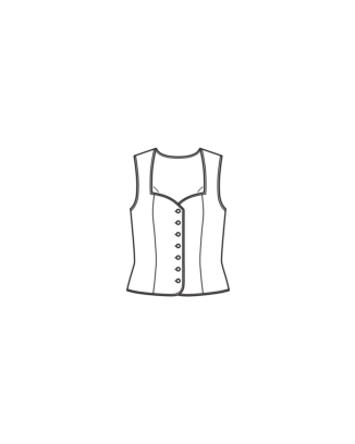 Corsage en velours n°113 | Burda Style 08/25