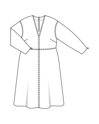 Robe en crêpe n°122 | Burda Style 08/25