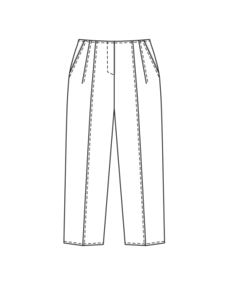 Pantalon en lainage n°123 | Burda Style 08/25