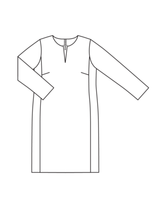 Robe en cachemire n°124 | Burda Style 08/25
