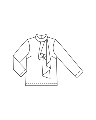 Blouse en viscose n°105 | Burda Style 10/25