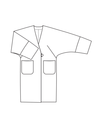 Manteau en lainage n°111 | Burda Style 10/25
