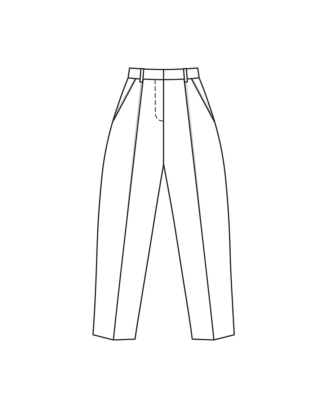 Pantalon en lainage n°113 | Burda Style 10/25