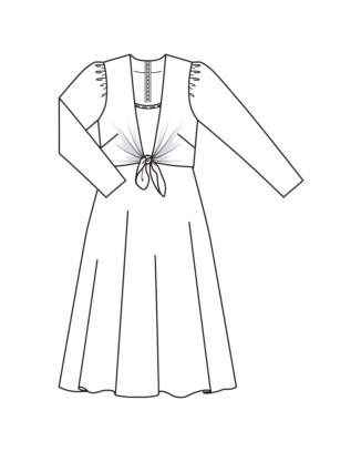 Robe en satin n°114 | Burda Style 10/25