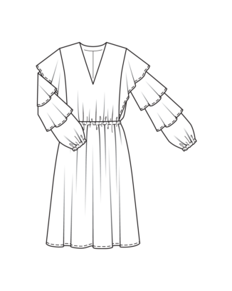 Robe en polyester n°115 | Burda Style 10/25