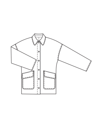 Veste en gabardine n°117 | Burda Style 10/25