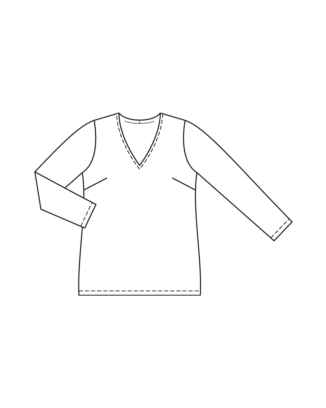 Pull en tricot n°124 | Burda Style 10/25
