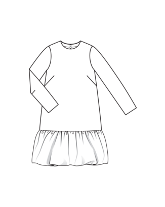 Robe en stretch n°105 | Burda Style 11/25