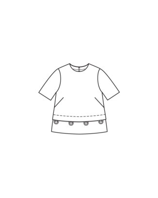 T-shirt en jersey n°106 | Burda Style 11/25