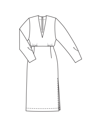 Robe en crêpe n°112 | Burda Style 11/25