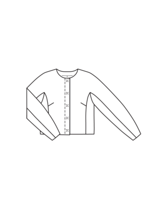 Veste en tricot n°117 | Burda Style 11/25