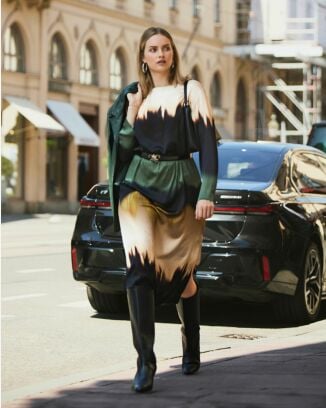 Robe en satin n°124 | Burda Style 11/25