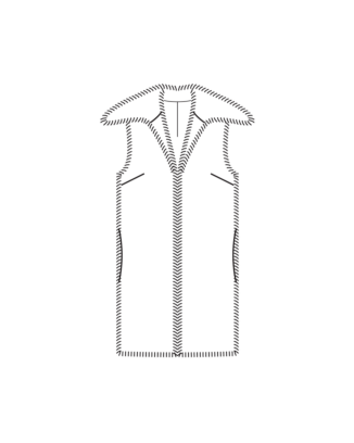 Gilet en fourrure synthétique n°127 | Burda Style 11/25 best of Burda Style 12/11
