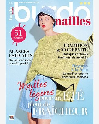 Burda Mailles n°31 | "Mailles légères pour un été plein de fraîcheur"