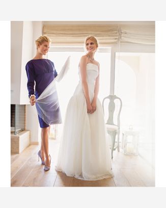 Robe de mariée n°116 de Burda Style Mars 2015