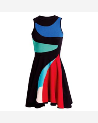 Robe : customisation color-block
