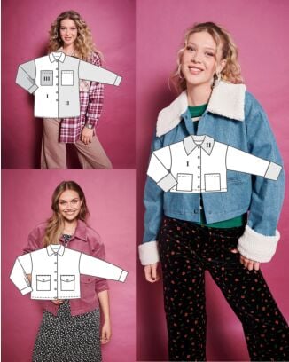 Veste/Chemise en flanelle n° 4 | Burda Easy n°5/2025