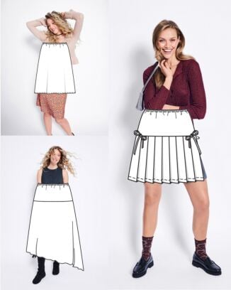 Jupe en viscose n° 5 | Burda Easy n°5/2025