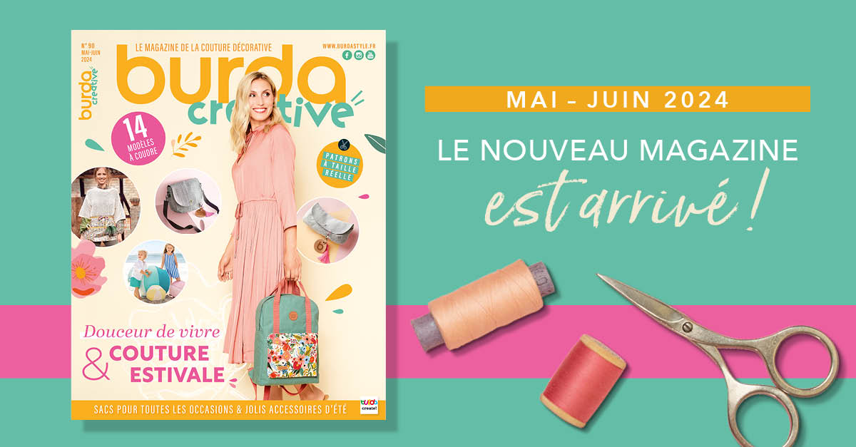 Nouvelle parution : Burda creative n°90 – Un nouvel élan créatif