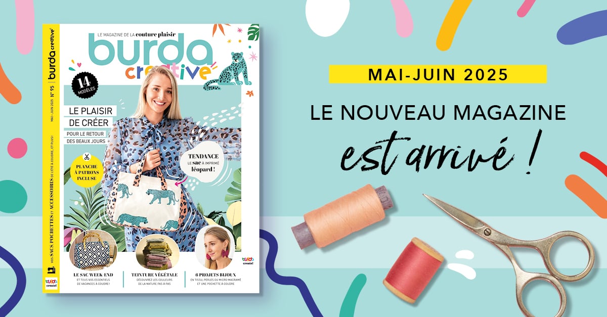 Nouvelle parution: burda creative n° 96 Couture plaisir et créations estivales